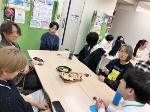 今年度初めての行事　新入生歓迎会どうでしょう？　How do you like a welcome party?