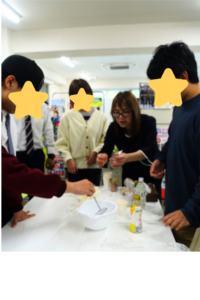 🏁【福岡　博多　通信制高校】科学実験！手作り「人工イクラ」に初挑戦！＆5/16オープンスクールの案内
