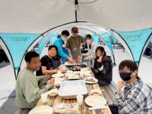 新入生歓迎BBQ in 立飛ビーチ